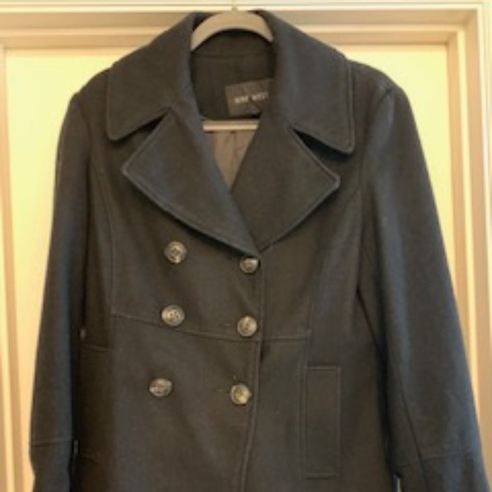 Black Nine West Pea Coat